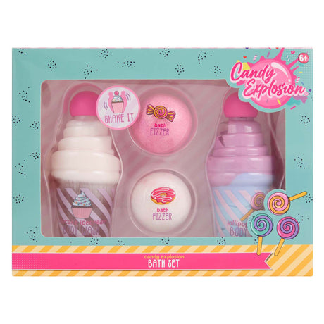 Canenco schafft es! Candy-Explosion-Badeset