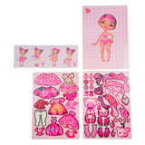 Canenco i am magnetic dress up doll - summer a5