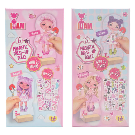 Canenco i am 2 poppenset met houten standaard