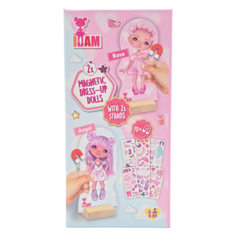 Canenco i am 2 poppenset met houten standaard