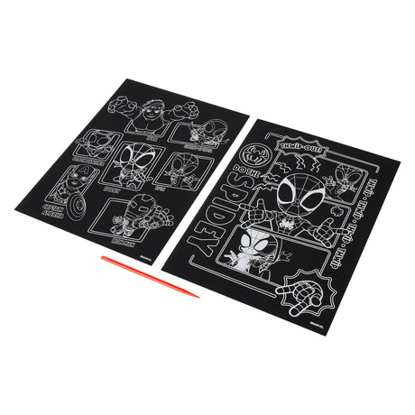 Canenco spidey kraskunst poster 29x15cm - 2st.
