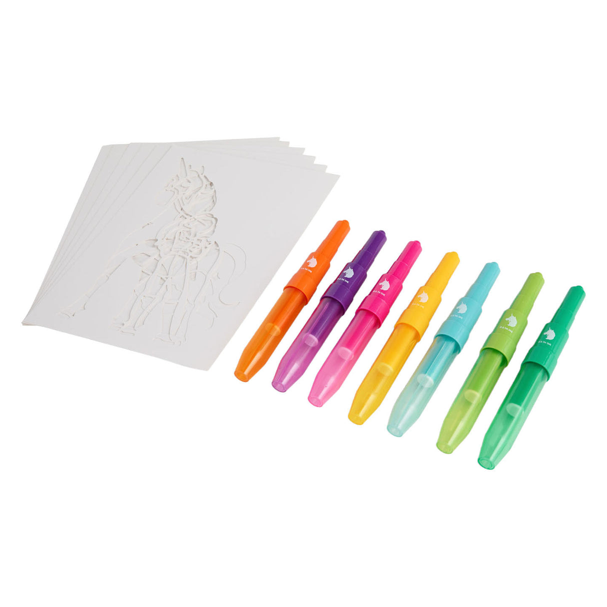 Canenco unicorn academy blaas pennen set