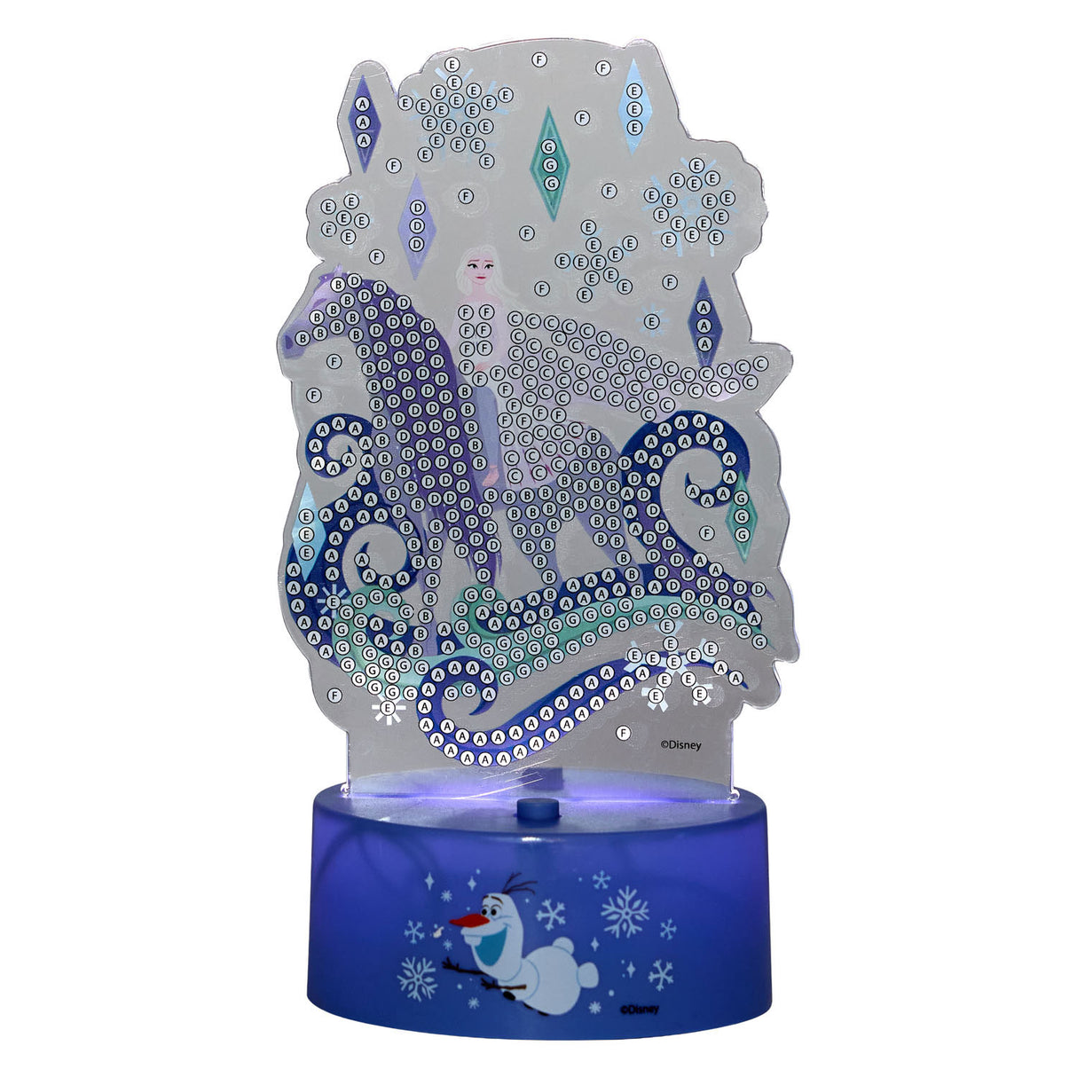 Canenco frozen diamond painting nachtlamp