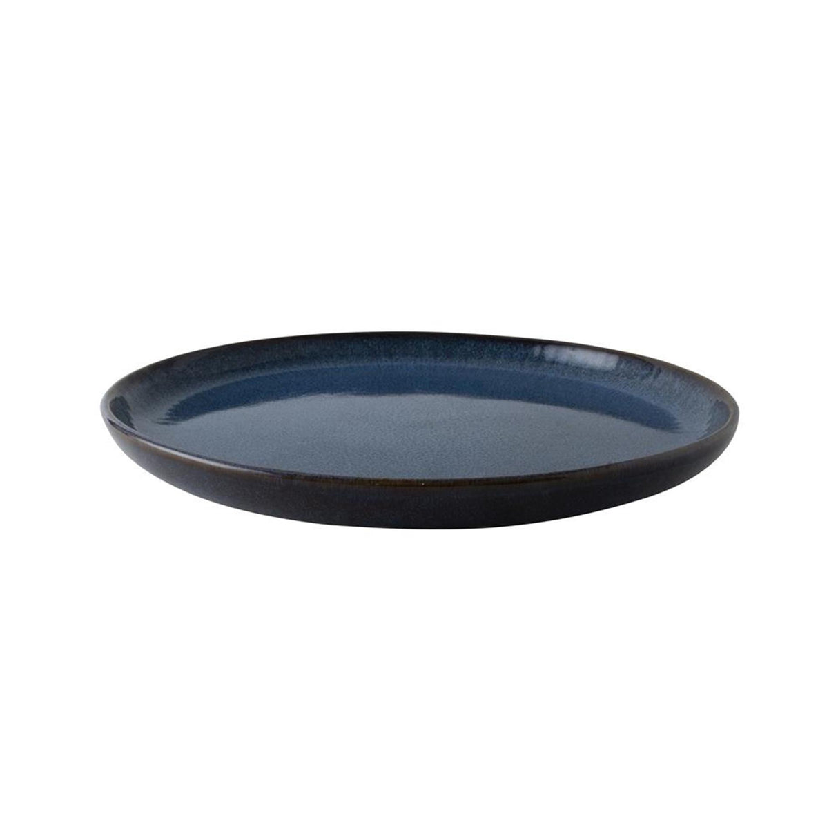 Niederländischer rosafarbener Saphirteller ø21,5 cm blau