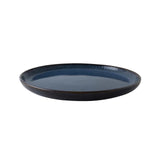 Niederländischer rosafarbener Saphirteller ø21,5 cm blau