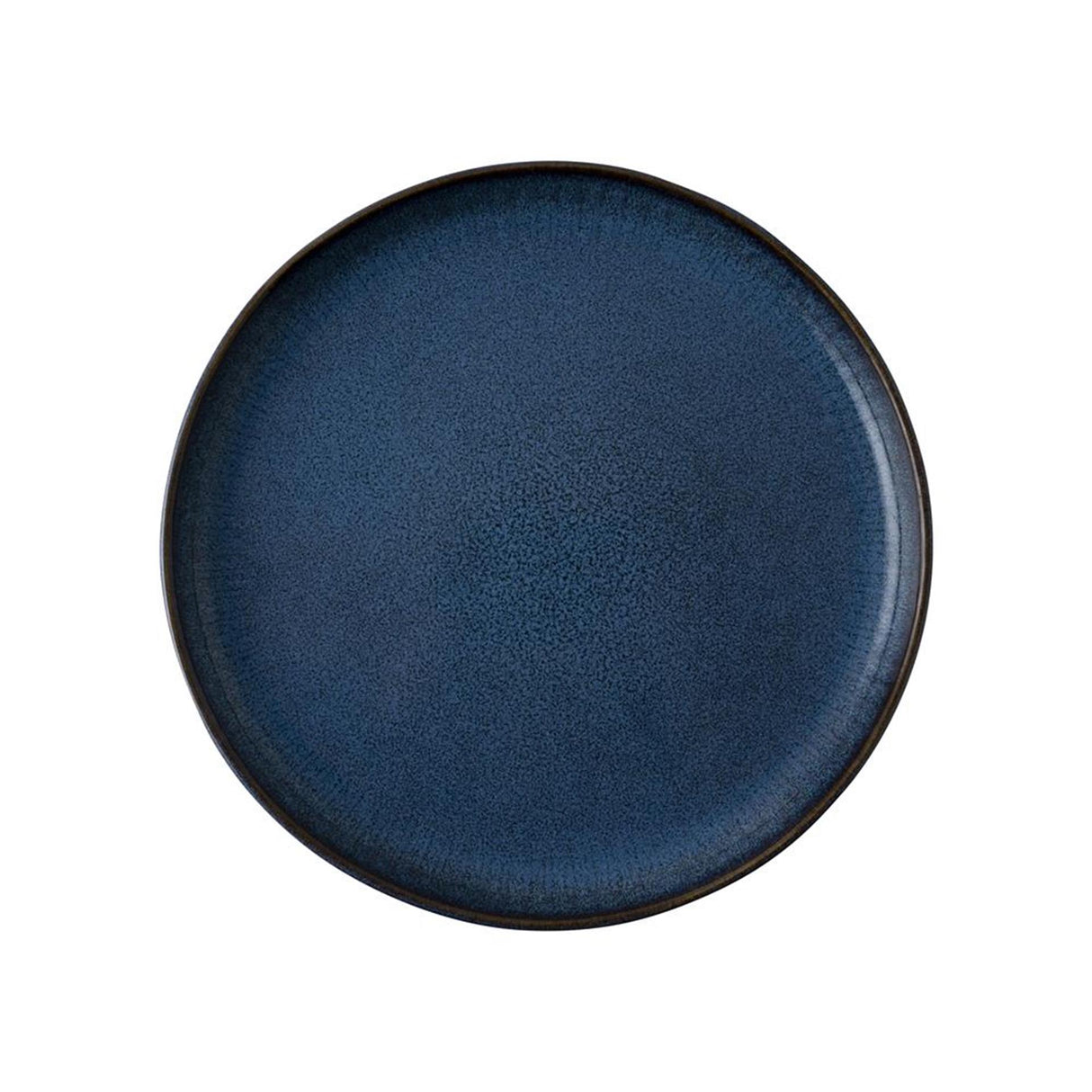 Niederländischer rosafarbener Saphirteller ø21,5 cm blau