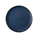 Niederländischer rosafarbener Saphirteller ø21,5 cm blau
