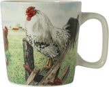 Wiebe van der Zee Wiebe's Farm Minibecher Huhn 230 ml, Schachtel mit 6 Stück, Porzellan