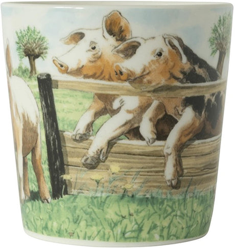 Wiebe van der Zee Wiebe's Farm Minibecher Schwein 23cl 6 Stk