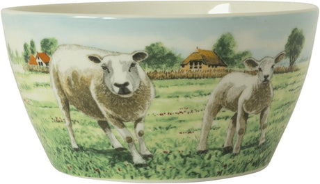 Wiebe van der Zee Wiebe's Farm Schüssel Schaf ã˜13cm Schachtel mit 6 Stück Porzellan