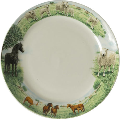 Wiebe van der Zee Wiebe's Farm Teller Pferd Schaf ø18cm 6 Stk