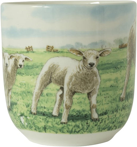 Wiebe van der Zee Wiebe's Farm Tasse XL Schaf 410 ml Schachtel mit 6 Stück Porzellan