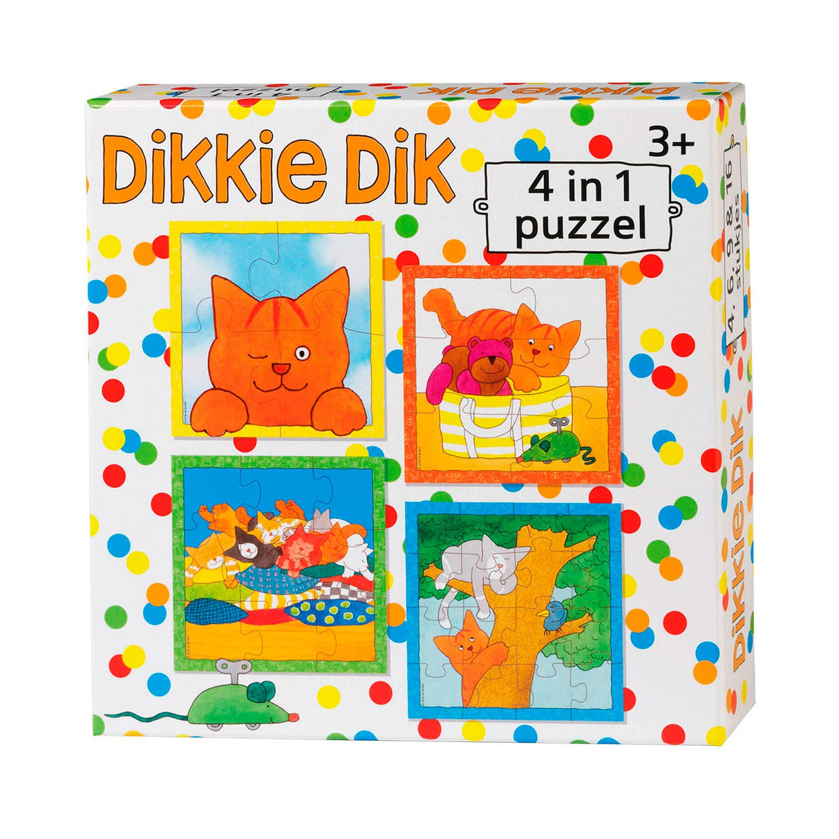 Bambolino Toys Dikkie Dik Puzzle, 4in1