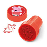 Totum Peppa Pig Kreativ-Bastelset mit Stempeln, Bleistiften und Aufklebern – Lernspielzeug, kreatives Basteln für Junioren, Stempeln und Basteln