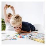 Totum Dinosaurier Junior Bastelset Gips und Farbset Dino Forever Modellfarbe inklusive Gips, 6 Malfarben – Geschenktipp für Jungen