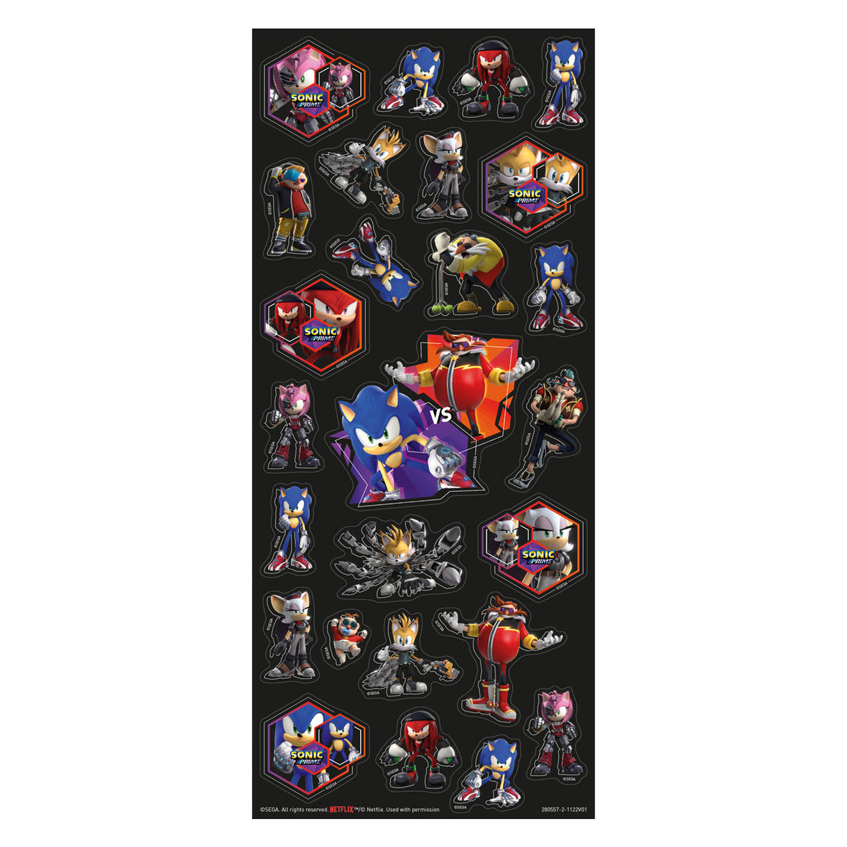 Totum Sonic Super-Aufkleber-Set