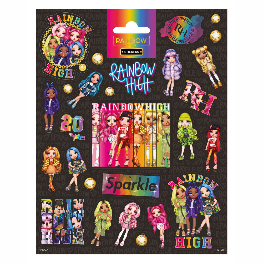 Totum-Aufkleberbogen Regenbogen hoch