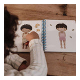 Little Dutch Anzieh-Stickerbuch „Jim Forest Friends“.