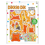 Bambolino Toys Dikkie Dik Fensteraufkleber, 45 Stk.