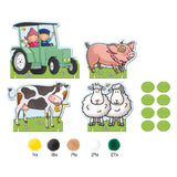 Bambolino Toys Fien und Teun Pompom-Stick-Bastelset | 3 Stück