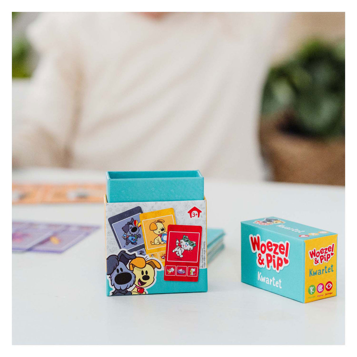 Bambolino Toys Woezel Pip Spiel Quartett | 2 Stk