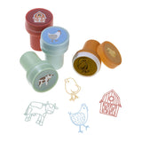 Little Dutch Little Farm Totum Stempelset 12-teilig mit Tinte | 3 Stück