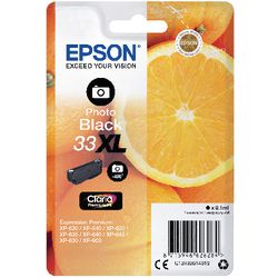 Tintenpatrone Epson C13t33614012 Foto Schwarz