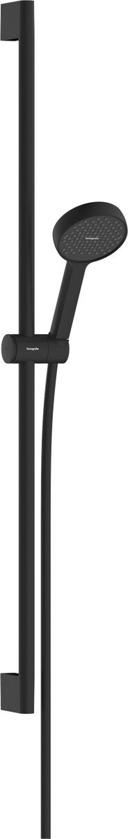 Hansgrohe activatera s - Duschset - Ecosmart Wassersparen - 95mm - 1 Strahlfunktion - 90 cm - Mattschwarz