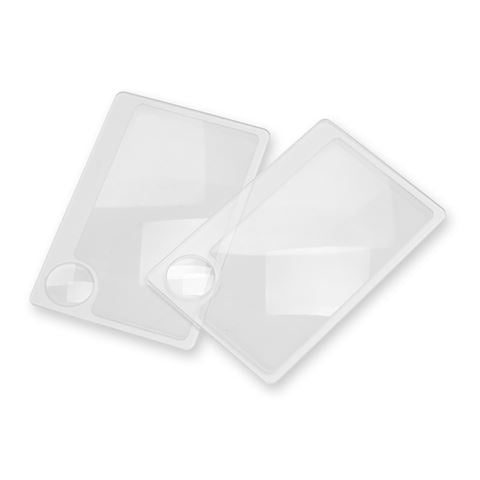 Carson Zakloep WM-01 2.5x Kreditkartenformat-Lupe mit 6-facher Spot-Objektiv