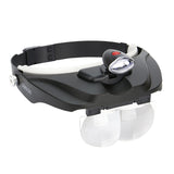 Carson Head Loop Pro Series Magnivisor Deluxe mit LED- und 4 Objektiven