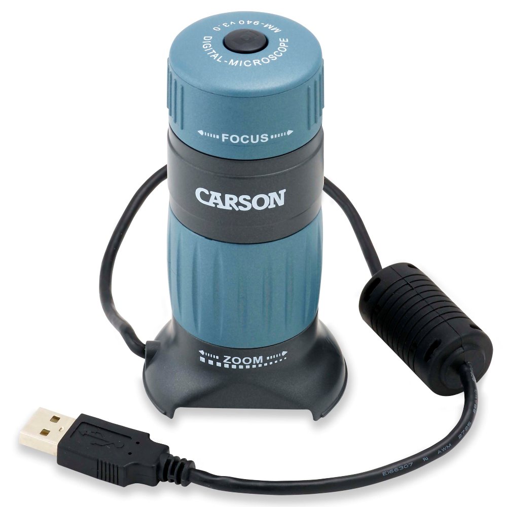 Carson digitales USB-Mikroskop 108-569x mit Rekorder