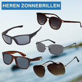 Spectrum Herren-Sonnenbrille aus quadratischem Metall