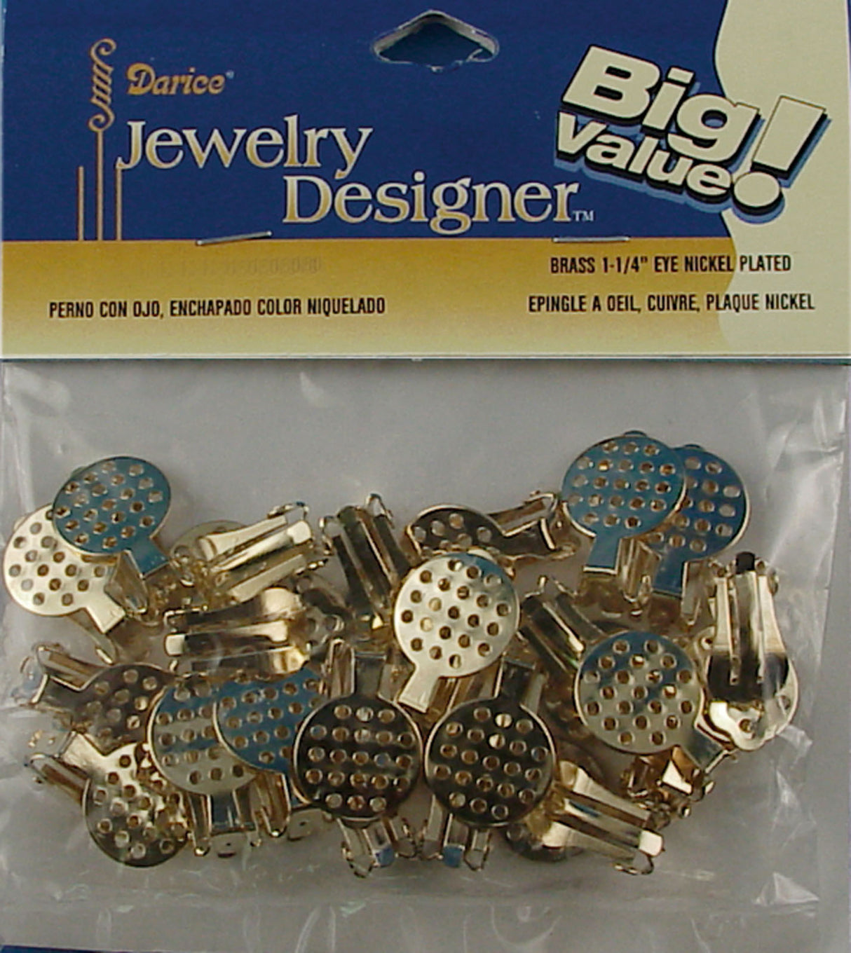 Darice • Ohrclips 14mm Gold