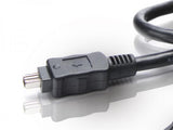 Conceptronic cc44fw18 Firewire 400-Kabel, 4-polig, 1,8 m, schwarz, mm, 400 Mbit/s, IEEE 1394 1394a