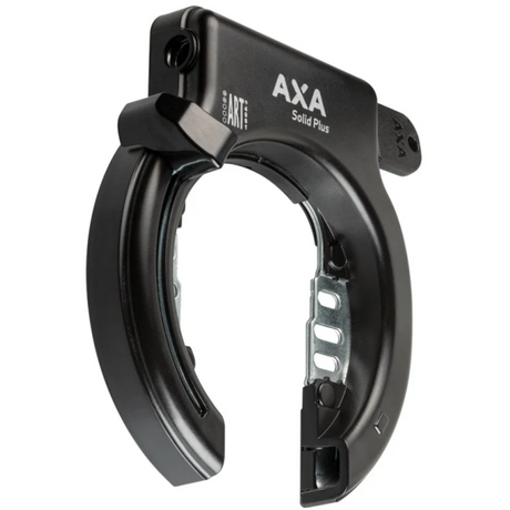Axa ringslot solid plus - met spatbordbevestiging - zwart - (oem)