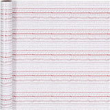 Creativ Company Geschenkpapier, Kritzeleien, B: 70 cm, 80 gr, rot, weiß, 4 m 1 Rolle