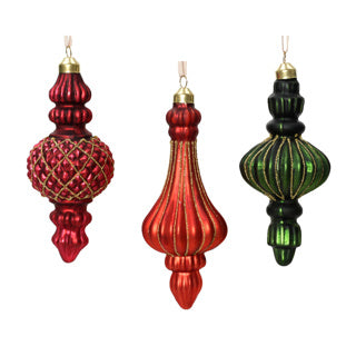 Ornamentglas 3cl.sort
