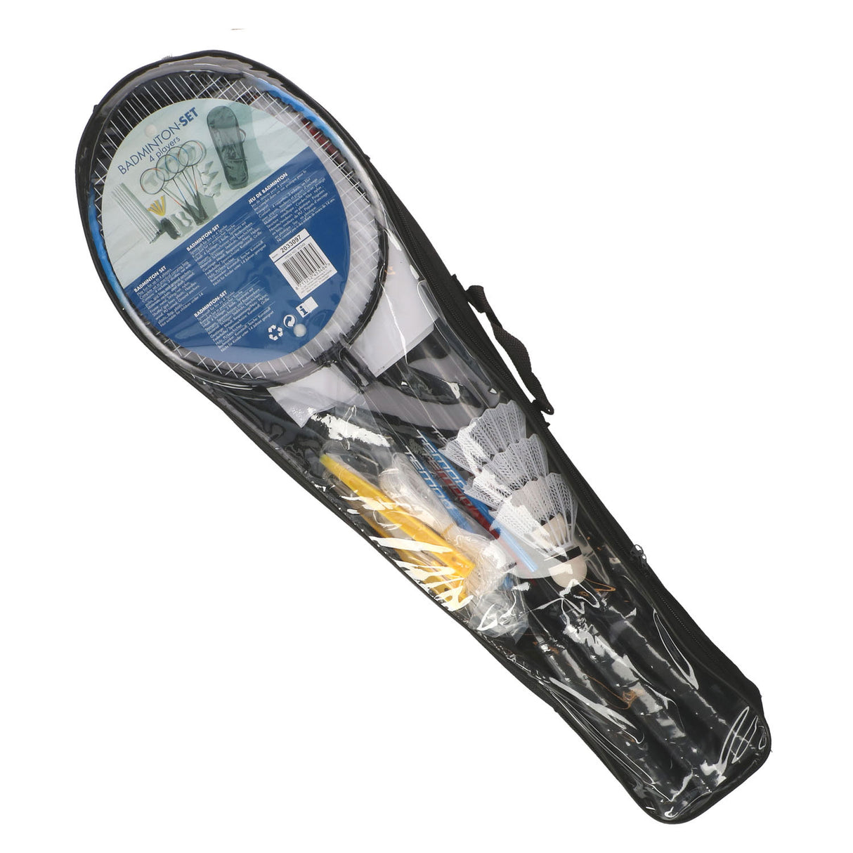 Komplettes Badminton-Set, 4 Spieler