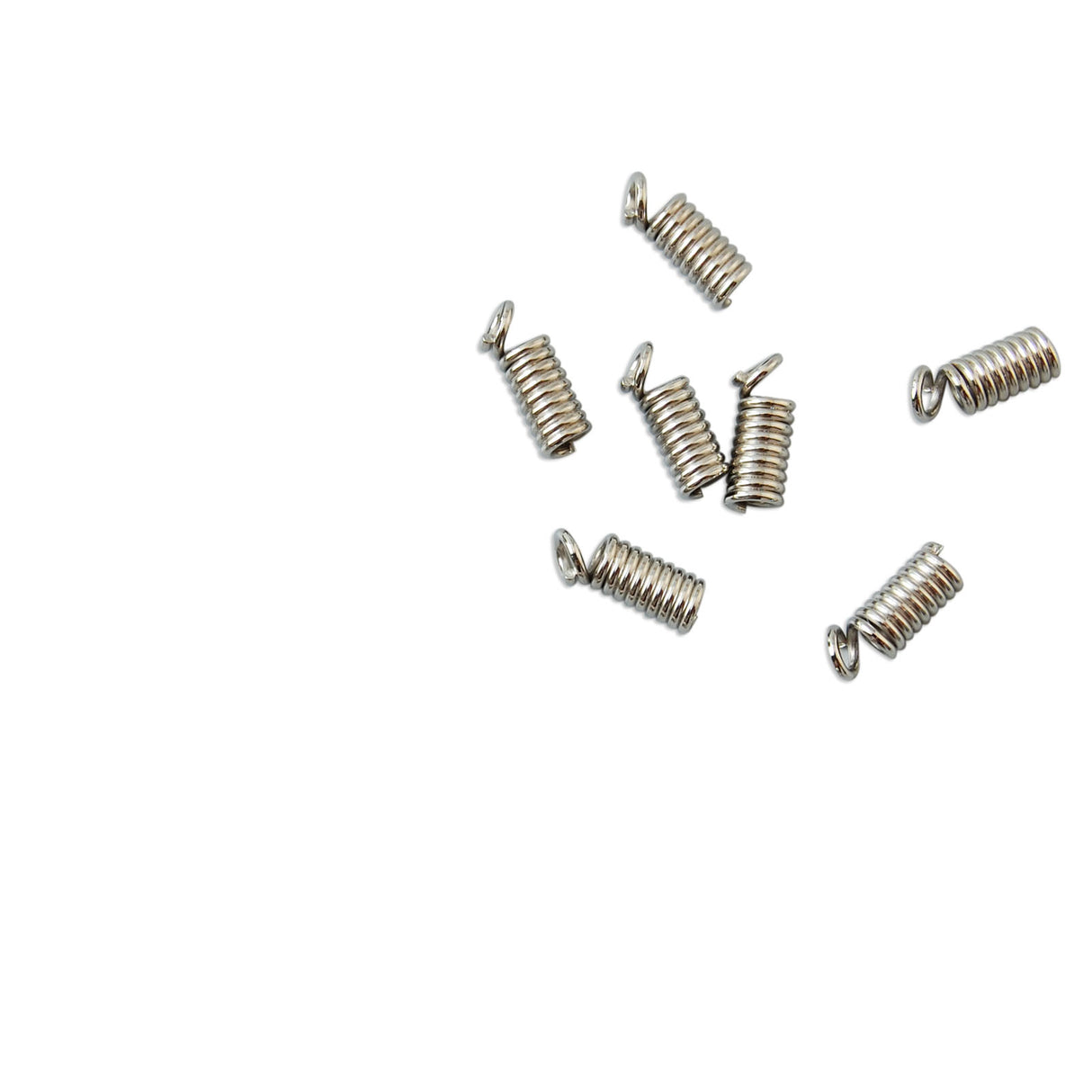 Vaessen creative • Spiralkettenende 4x8mm 16St. Silber