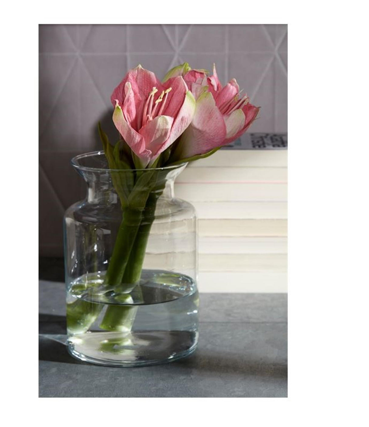 Hakbijl Glasvase Essentials Brenda Glas ø14xh20cm