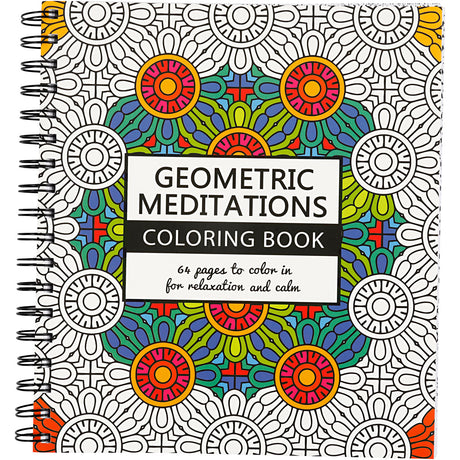 Creativ Company Malbuch, geometrisch, Format 19,5x23 cm, Seitenzahl 64, 1 Stück