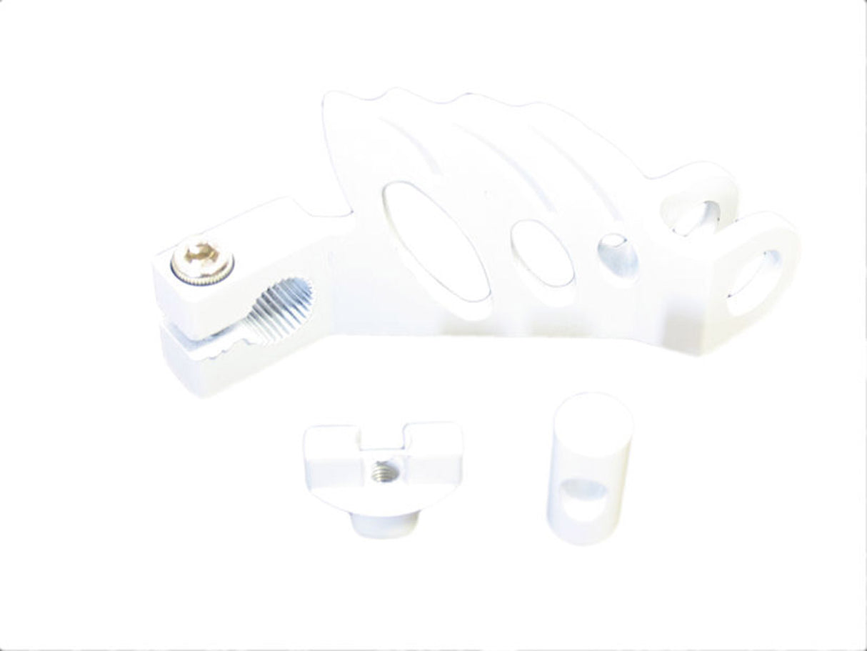 Llave de freno de borde Scooter universal detrás de Wing White