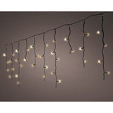 Kaemingk LED-Eiszapfenlichter mit 8 Funktionen, Funkeleffekt für den Außenbereich, L. 1100 cm