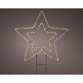 Mikro-LED-Leichtmetallstern, Außendurchmesser 58 cm x L. 0,6 cm