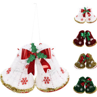 Glocke Weihnachtsdekoration 38cm 4fach d | 2 Stk