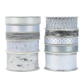 Band Polyester 10fach sortiert 400cm x B.1,5cm x H.0,2cm