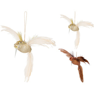 Vogel Hängedeko 22cm 2sort