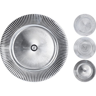Platzteller 33cm silber 3sort