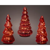 Kaemingk Mikro-LED-Boom aus Glas, stabiler Innendurchmesser: 9 cm x Höhe: 17,5 cm