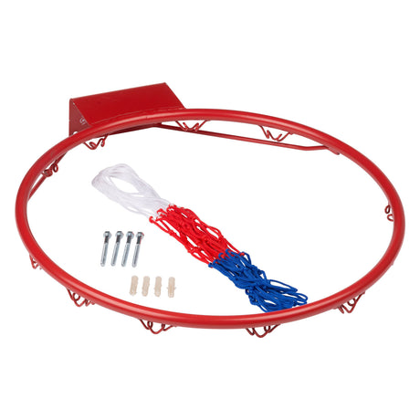 Dunlop Basketballring – Metall – inklusive Netz und Montagematerial – ø Ring ca. 45 cm